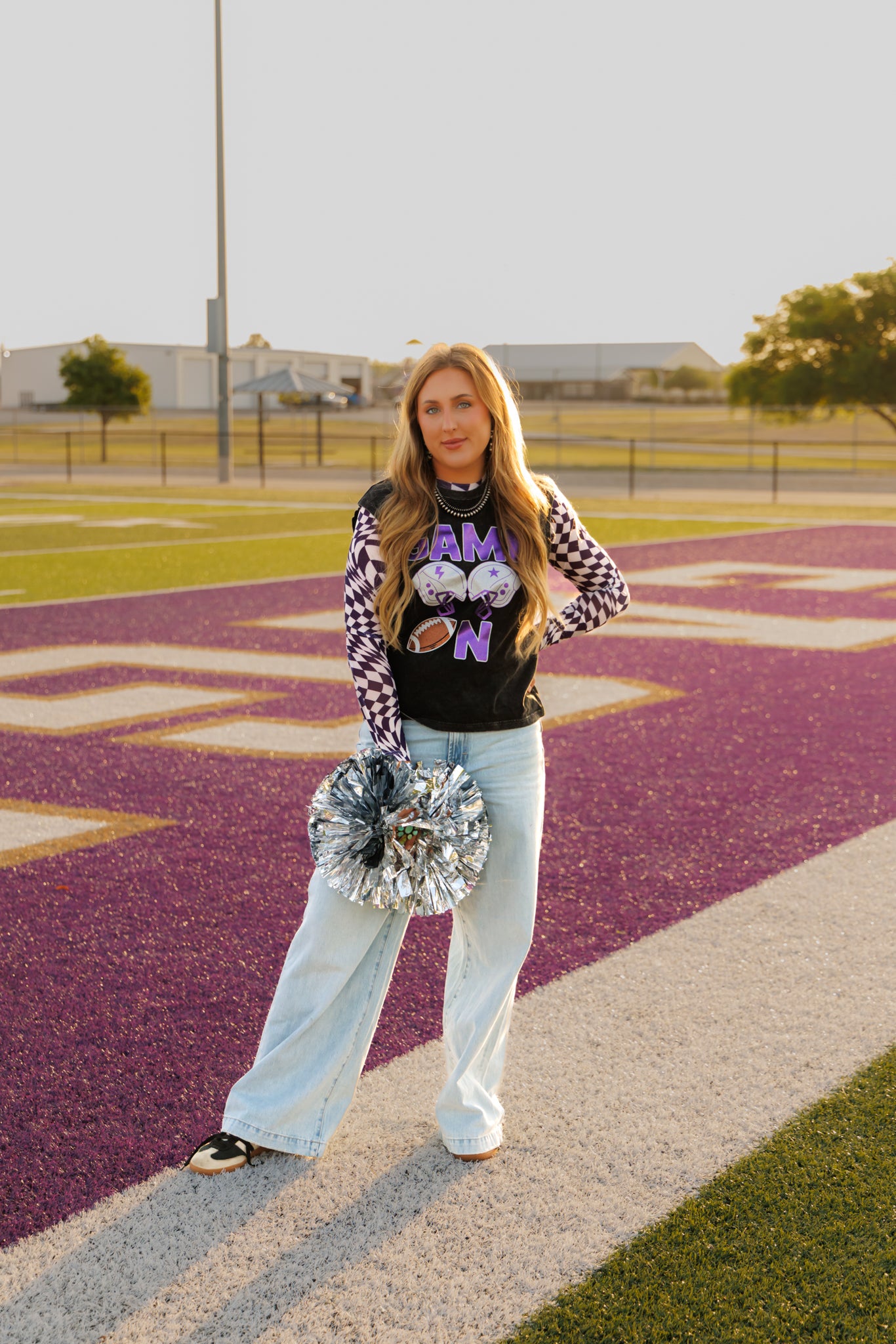 Tank, Glitter Game On Purple HH307 (Pack of 7)