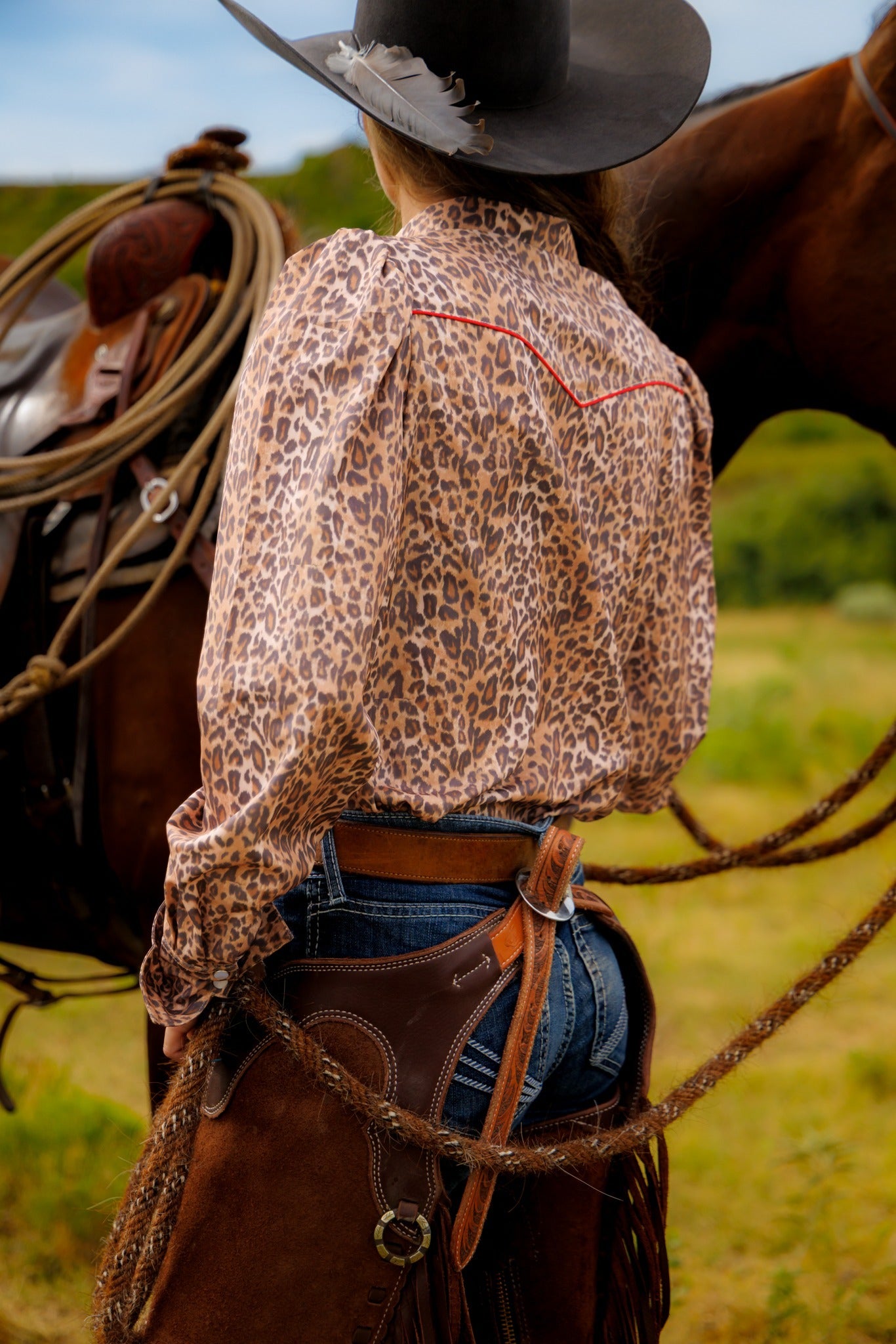 Pearl Snap, Leopard LS HH2708(Pack OF 7)