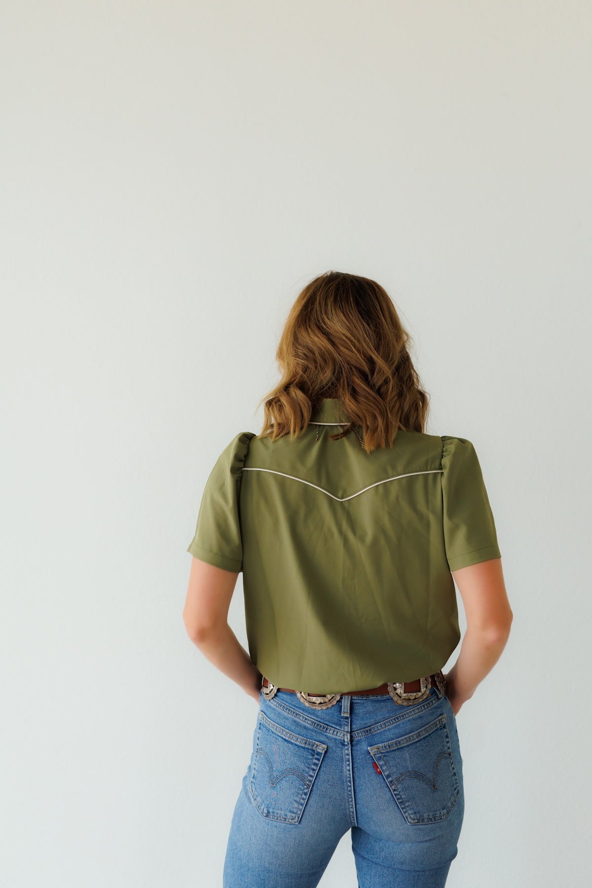 Pearl Snap, Olive HH2705 (Pack of 7)