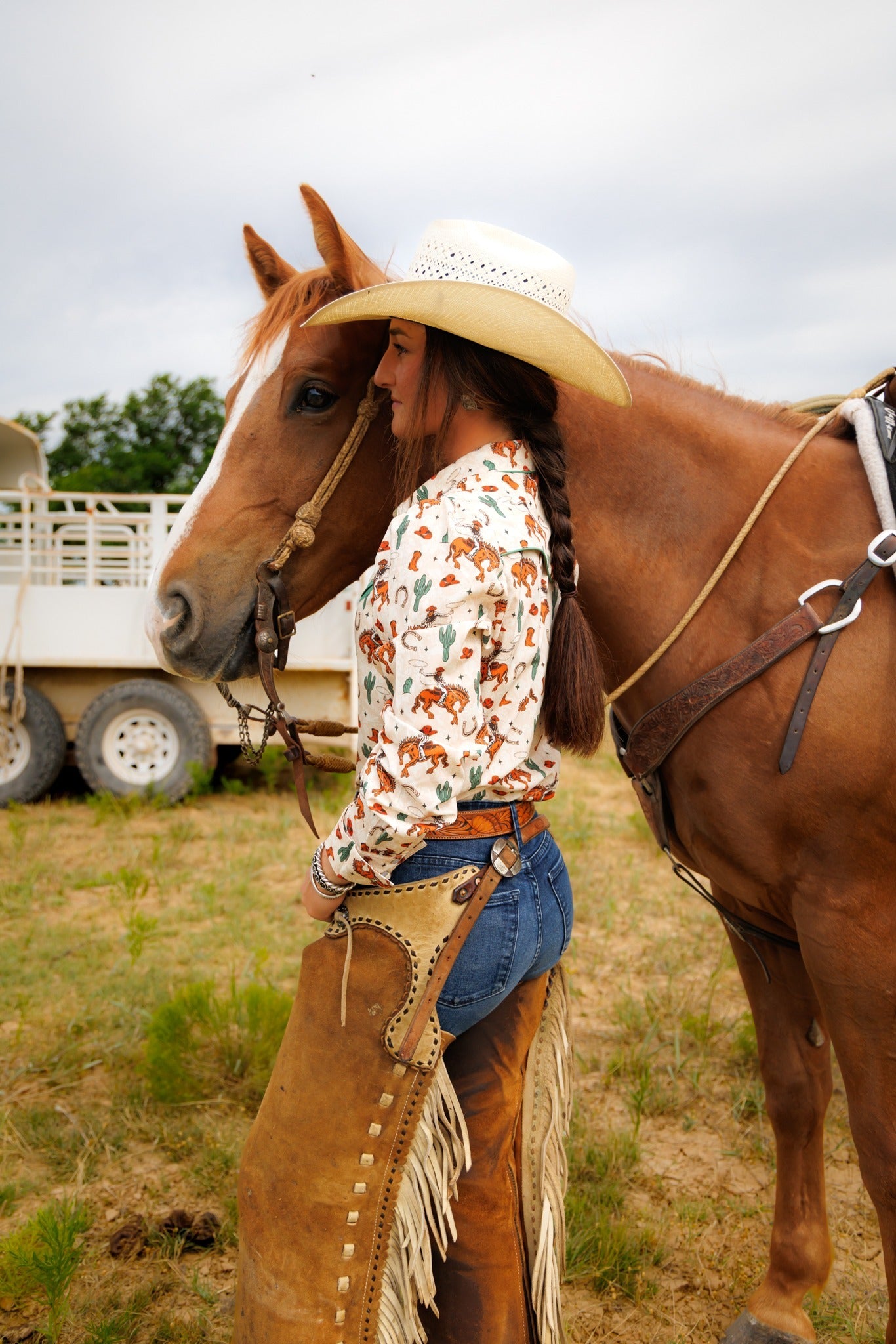 Pearl Snap, Bucking Horse Performance HH2710 (Pack OF 7)