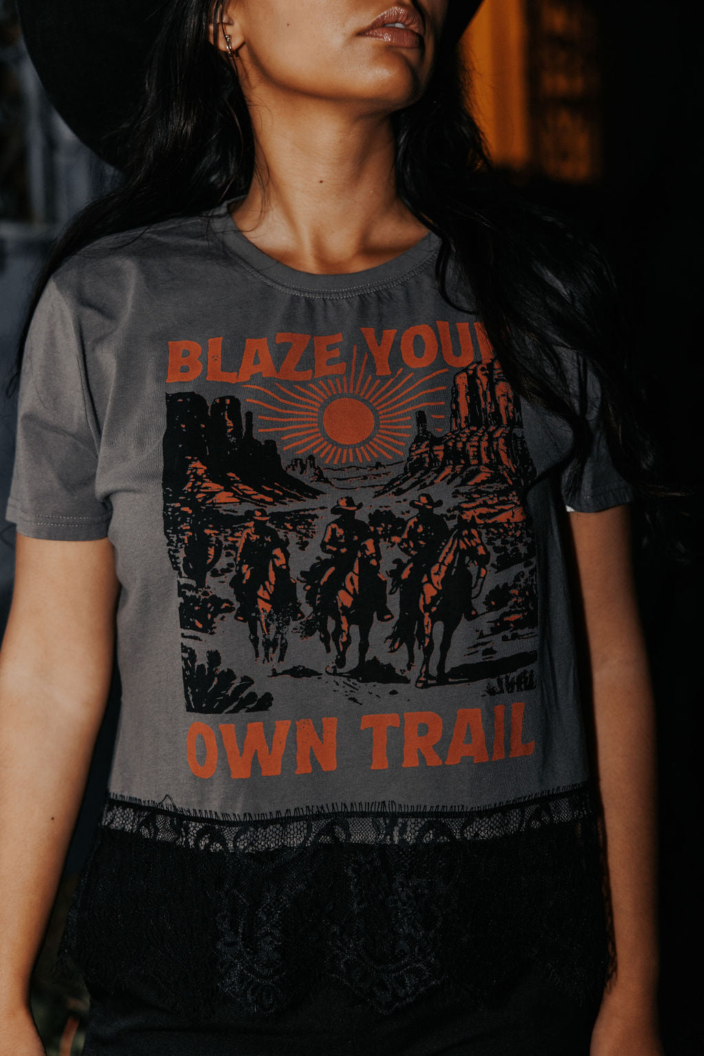T-Shirts, Blaze Your Own Trial Blk Lace HH67 (Pack of 7)