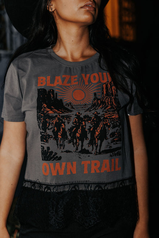T-Shirts, Blaze Your Own Trial Blk Lace HH67 (Pack of 7)