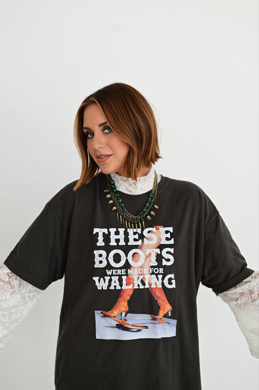 HH1717 THESE BOOTS WHERE MADE FOR WALKING