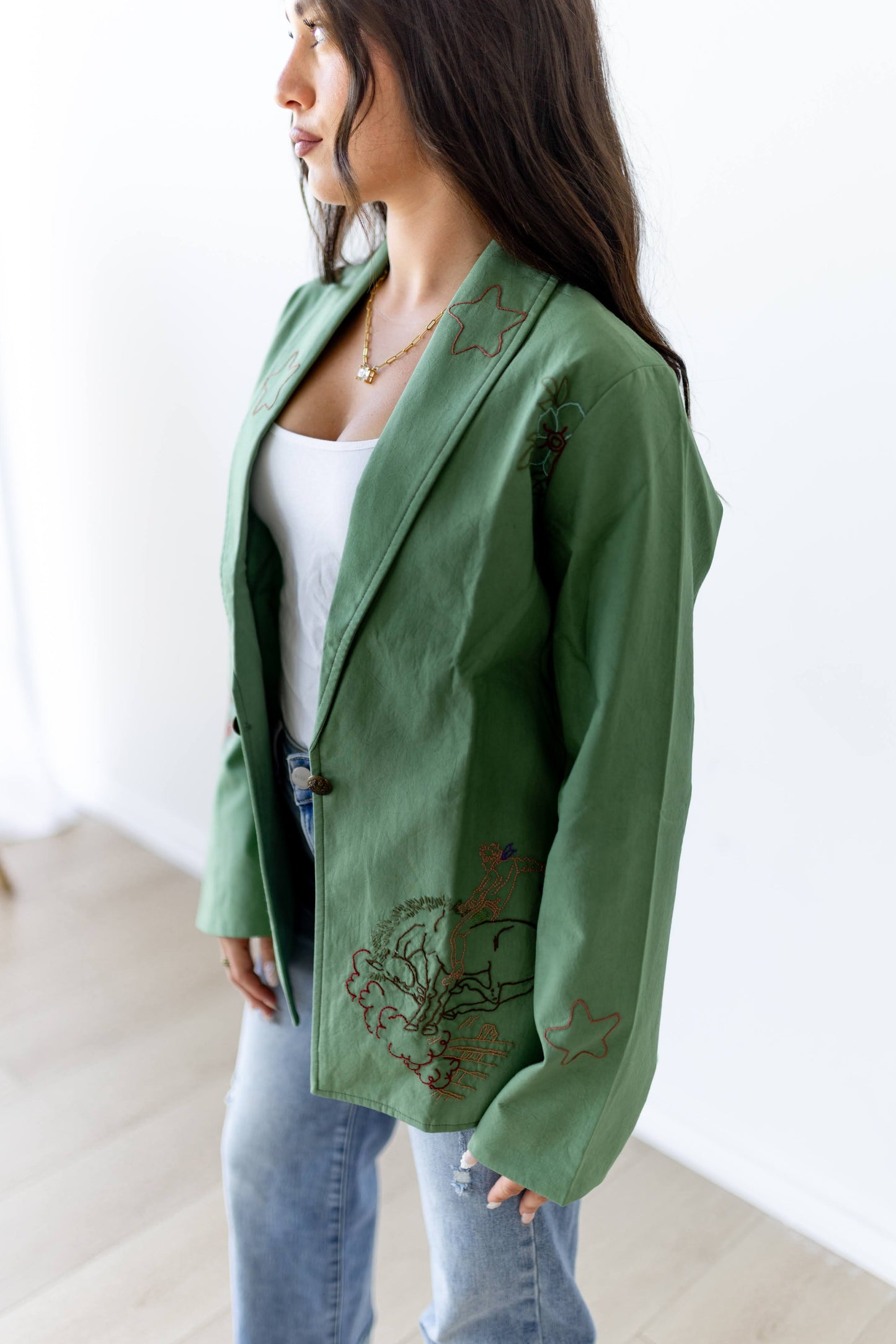 Jacket, Floral Bucking Horse HH4002 (Pack OF 7)