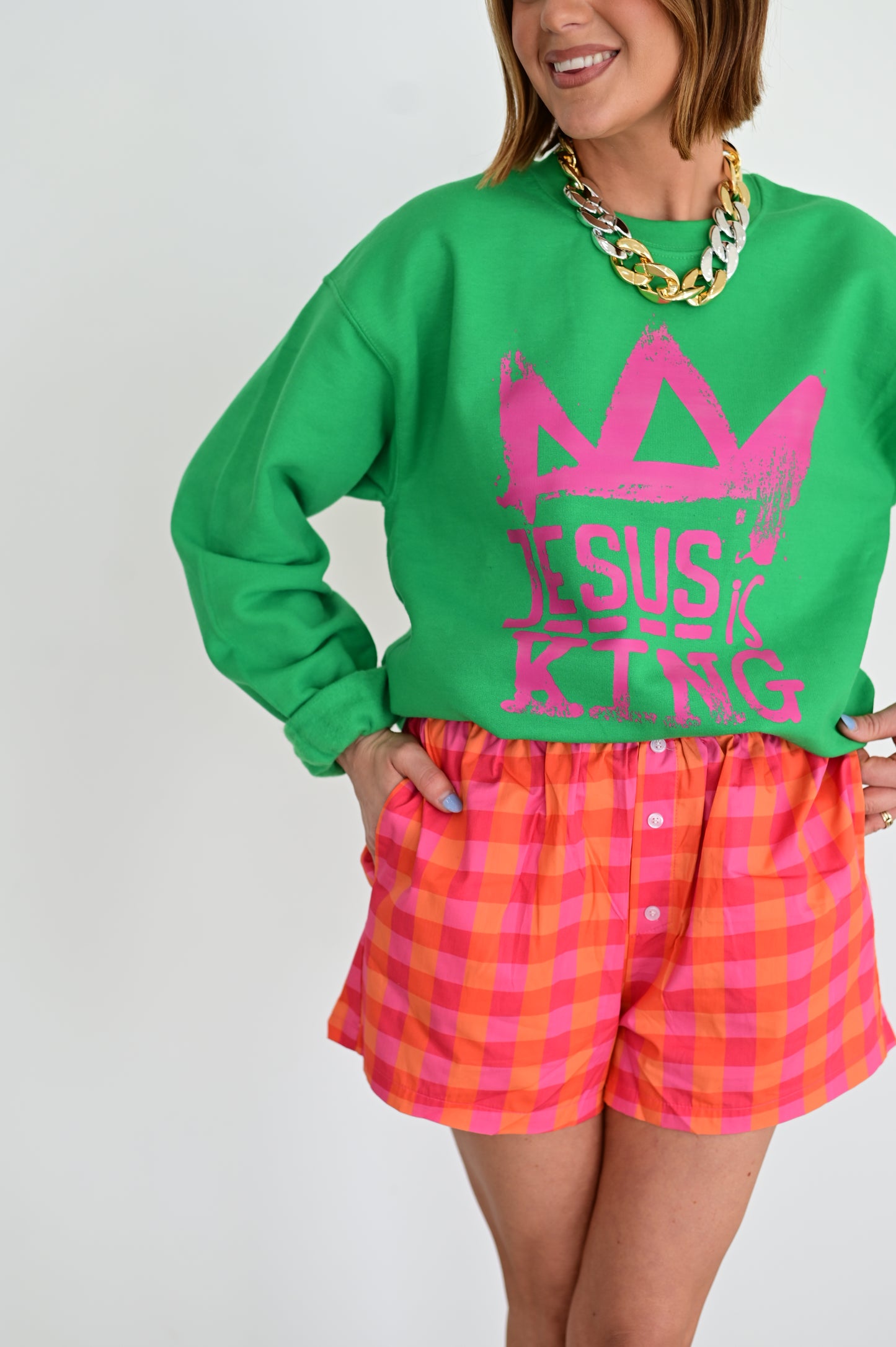 HH98 HOT PINK/ORANGE SHORTS