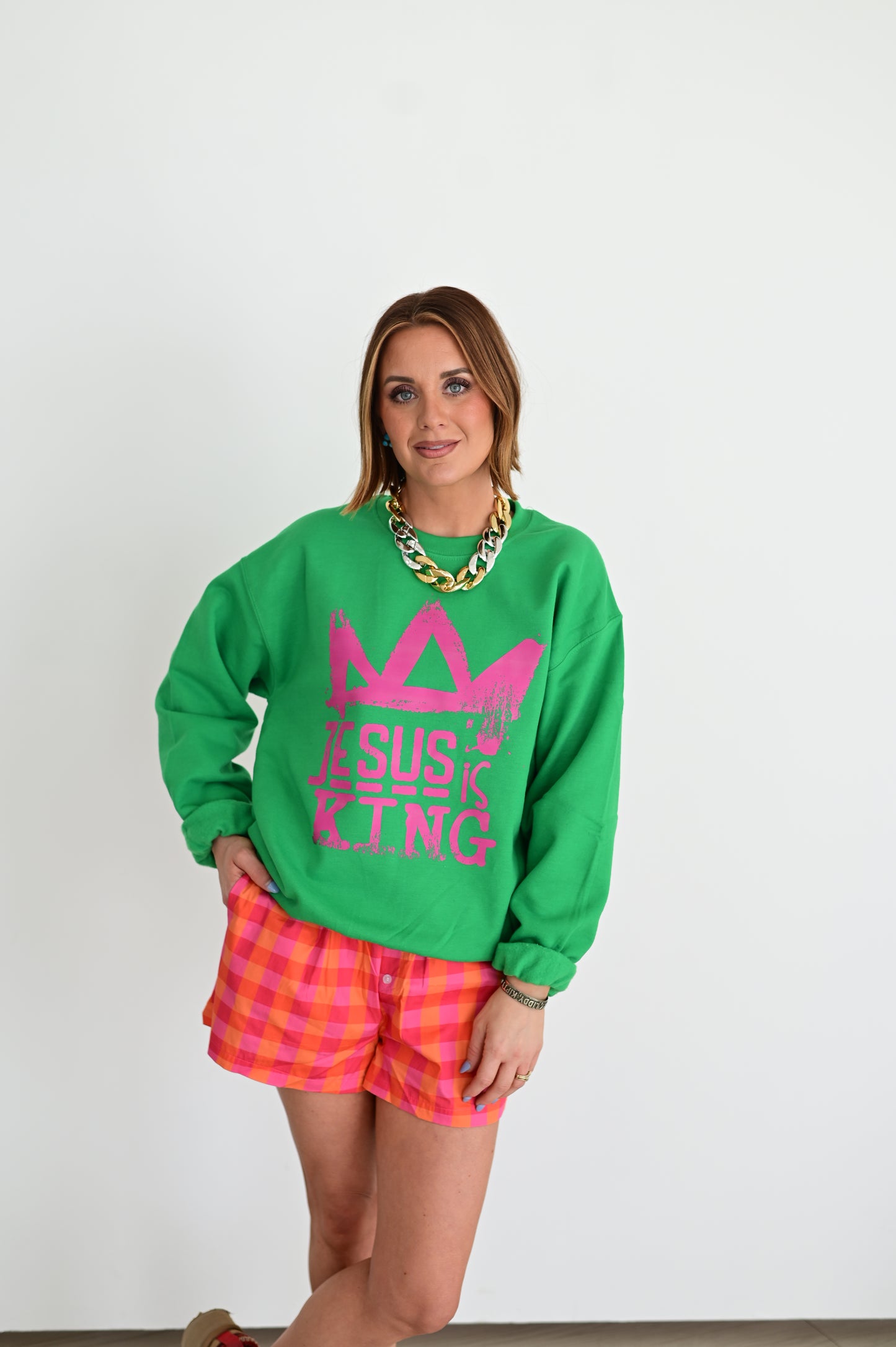 HH98 HOT PINK/ORANGE SHORTS