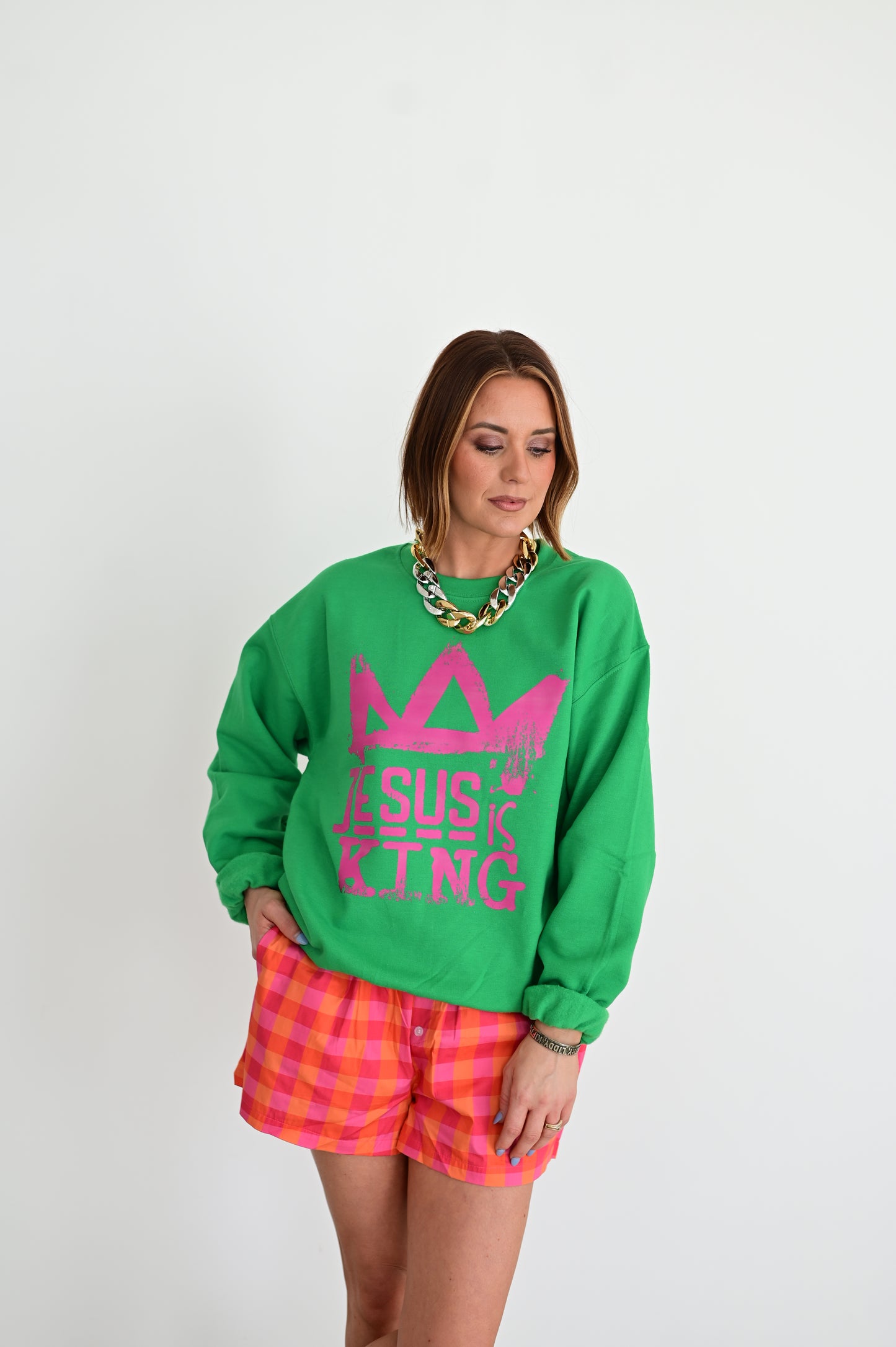 HH98 HOT PINK/ORANGE SHORTS