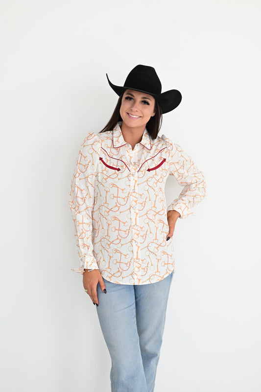 HH2708 EQUESTRIAN PEARL SNAP