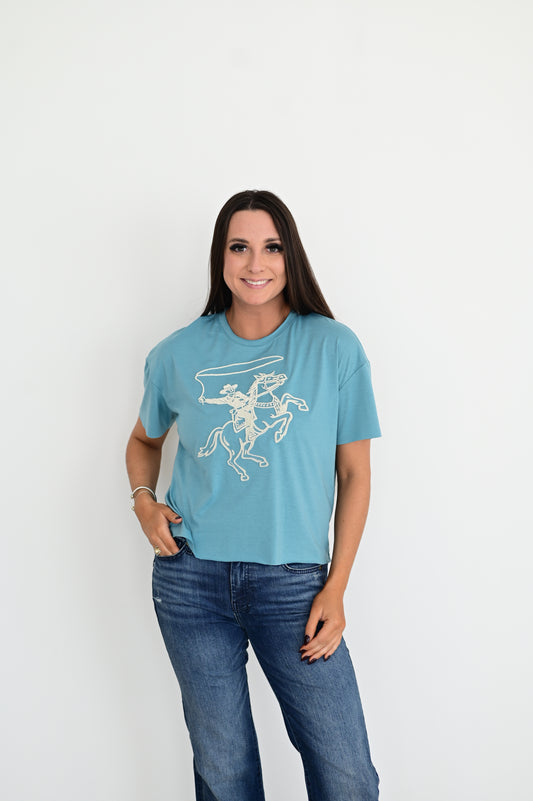 HH1412 ROPING COWBOY