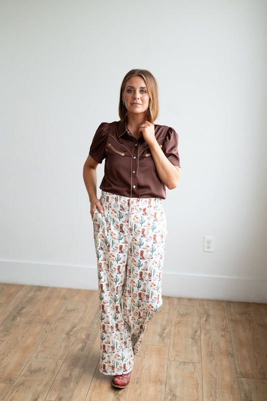 HH56 DESERT FLORAL PANTS