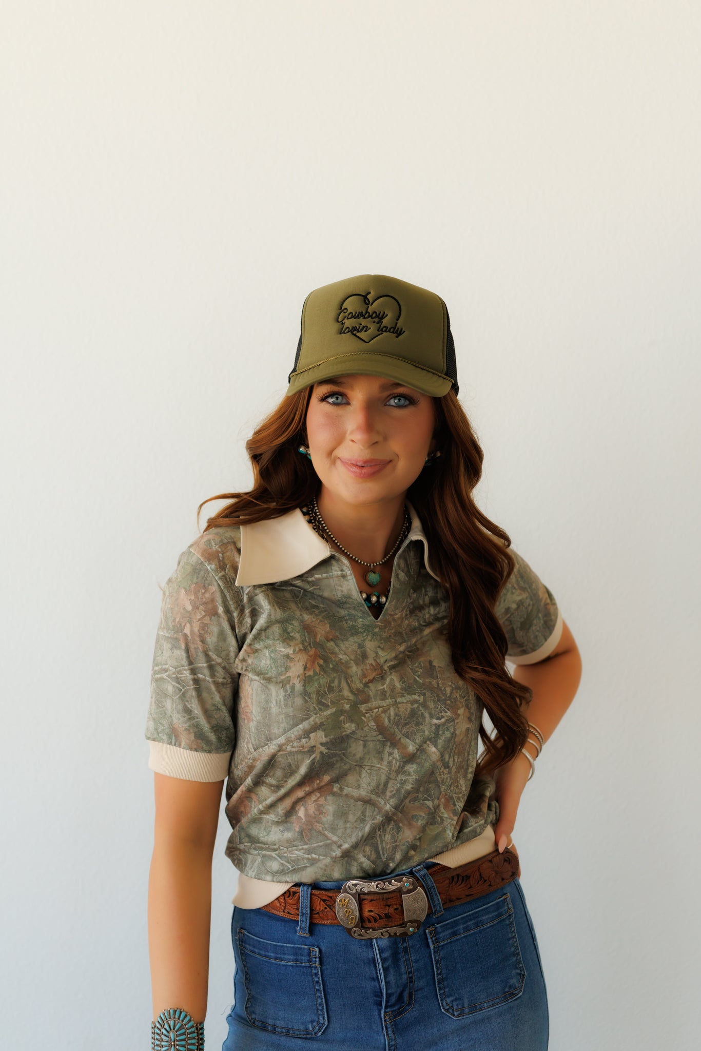 Top, Camo Vintage Polo HH2102 (Pack OF 7)