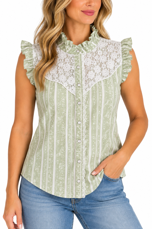 HH2771 Fancy Cowgirl Pistachio  (Pack of 7)