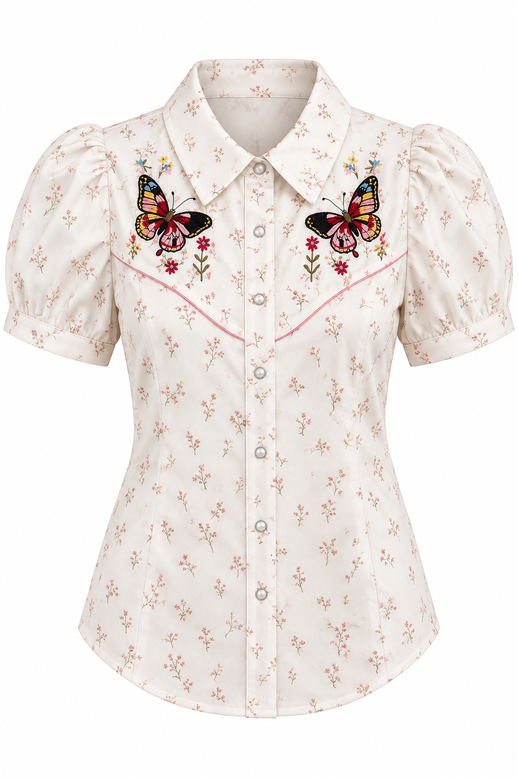 HH2721 FLORAL BUTTERFLY (PACK OF 7)