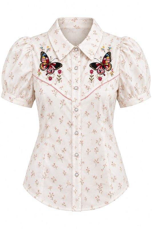 HH2721 FLORAL BUTTERFLY (PACK OF 7)