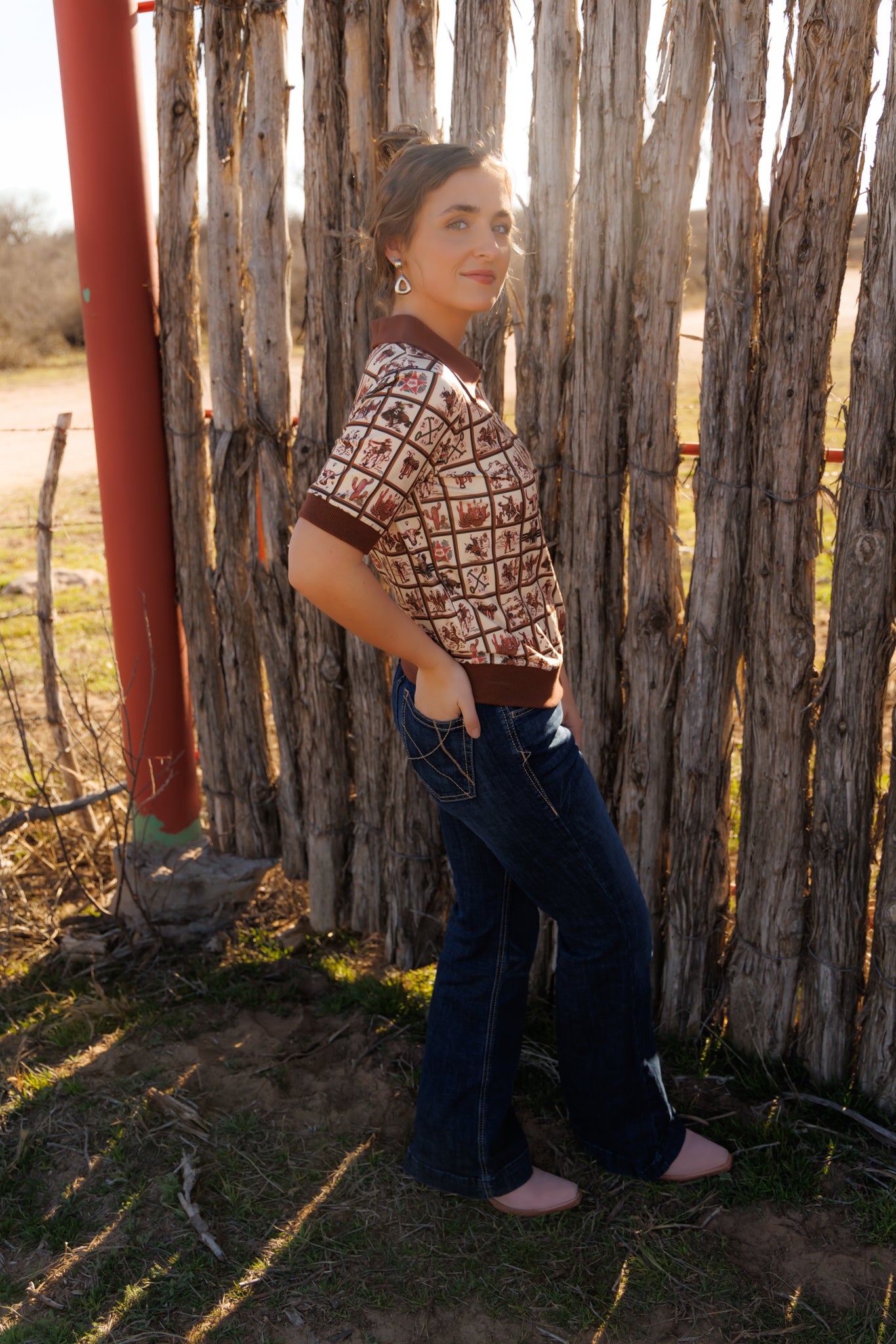 HH2102 WESTERN SQUARE VINTAGE POLO