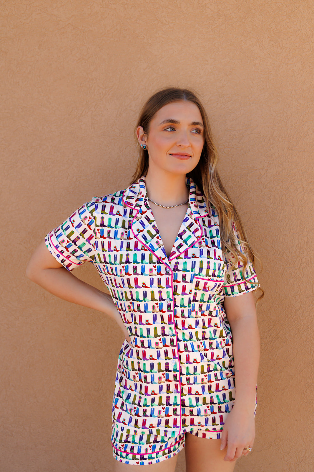 HH2305 SHORT SET PAJAMA - BOOTS