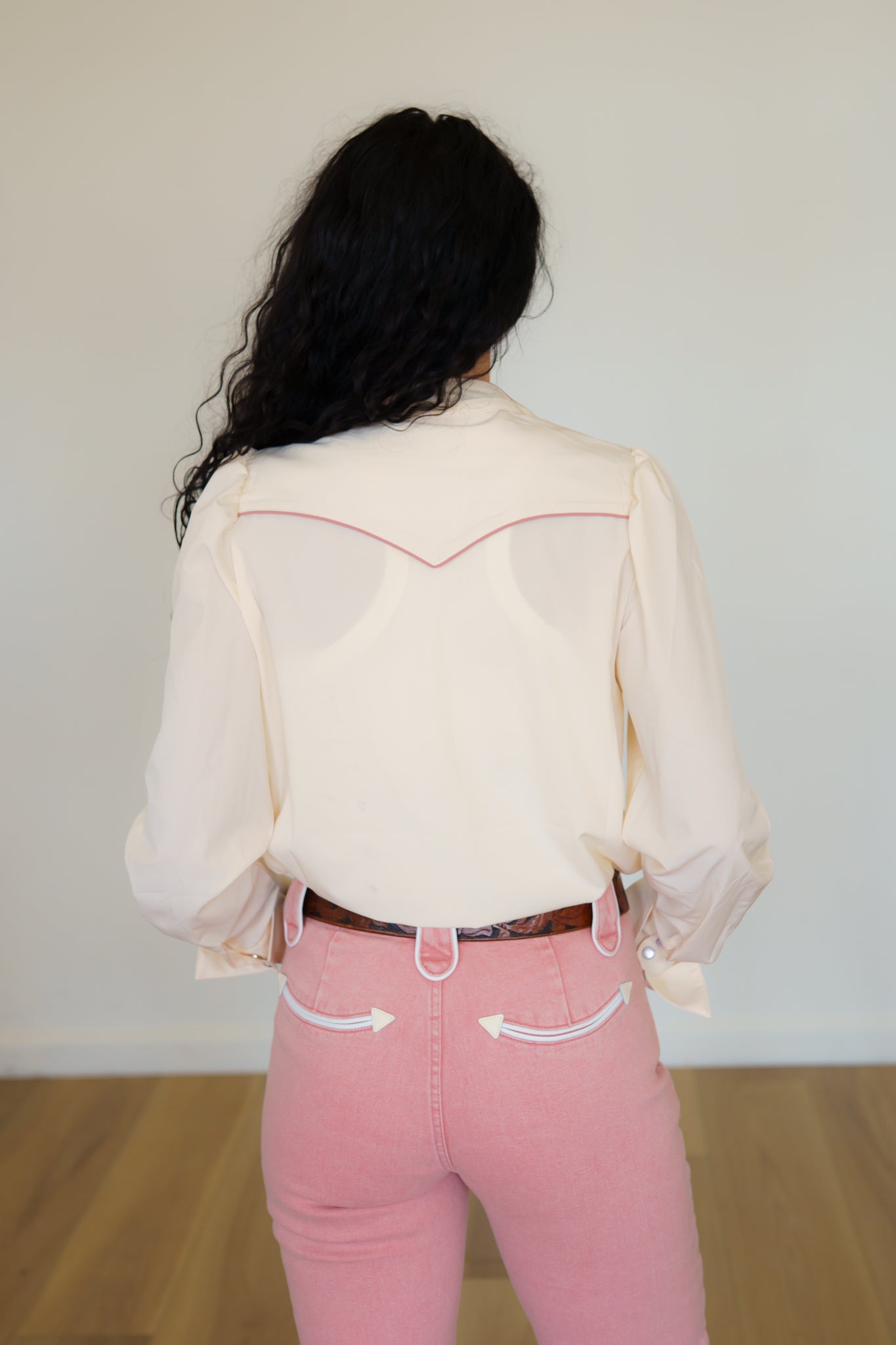 Pearl Snap, Cream/Rose HH2710 (Pack OF 7)