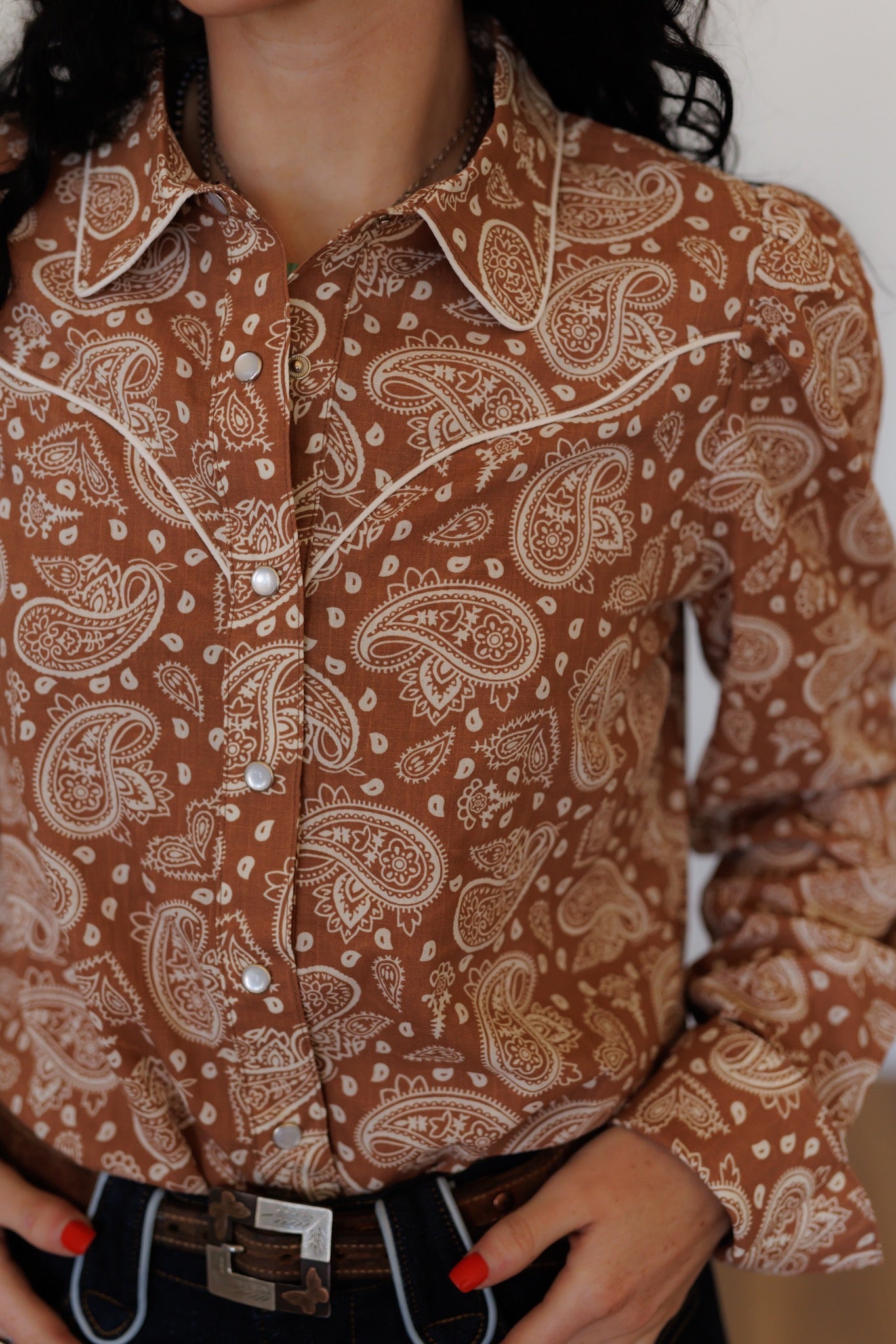 Brown Bandana Long Sleeve HH2725 (Pack of 7)