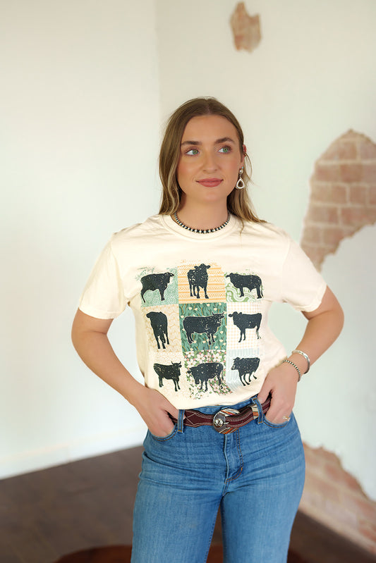 HH1717 FLORAL COW